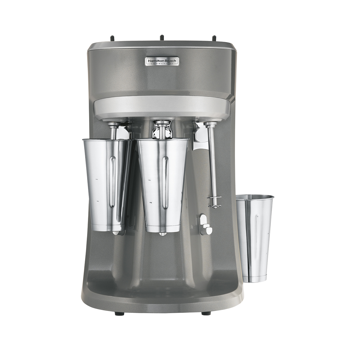 Hamilton Beach's triple milkshake mixer with removable cups.