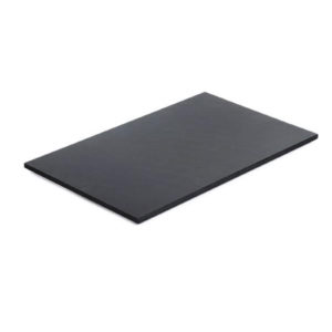 A black chopping board by APS.