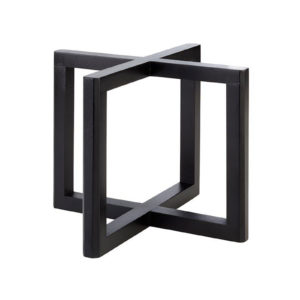 Black wooden buffet stand by APS.