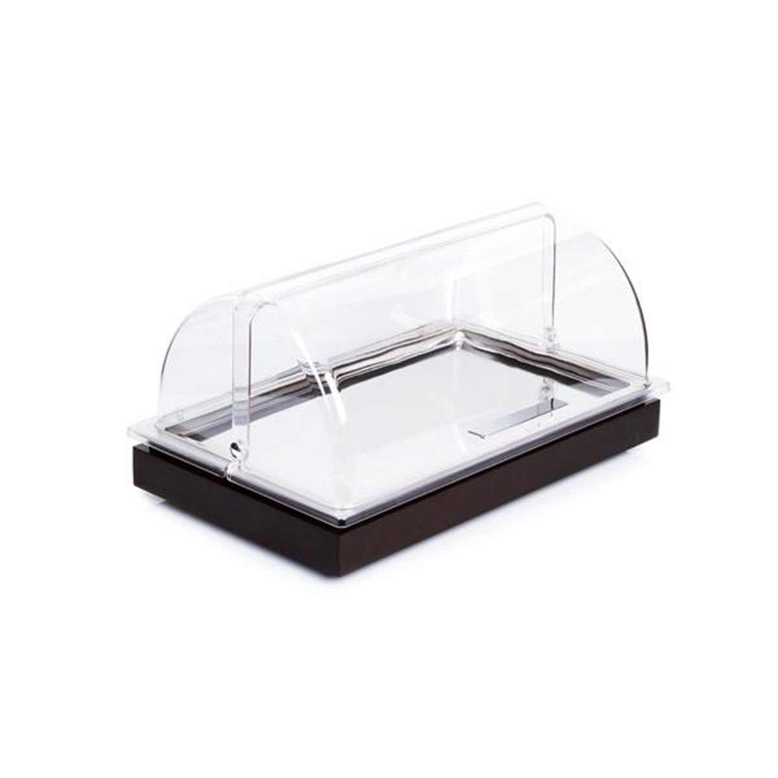 A black GN 1/1 cooling plate set with APS.