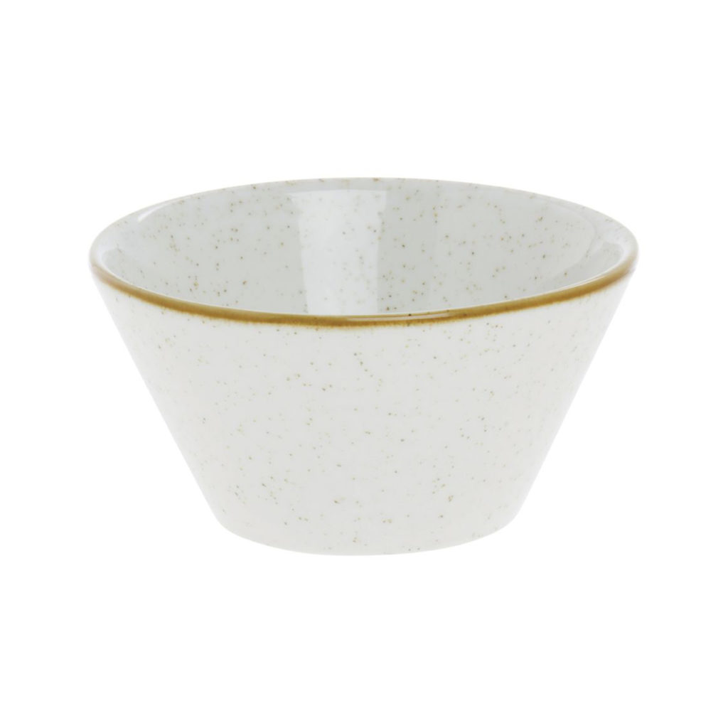 Churchill's sauce dish in barley white.