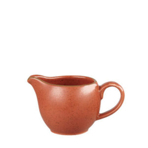 The Stonecast milk jug by Churchill in spiced orange.