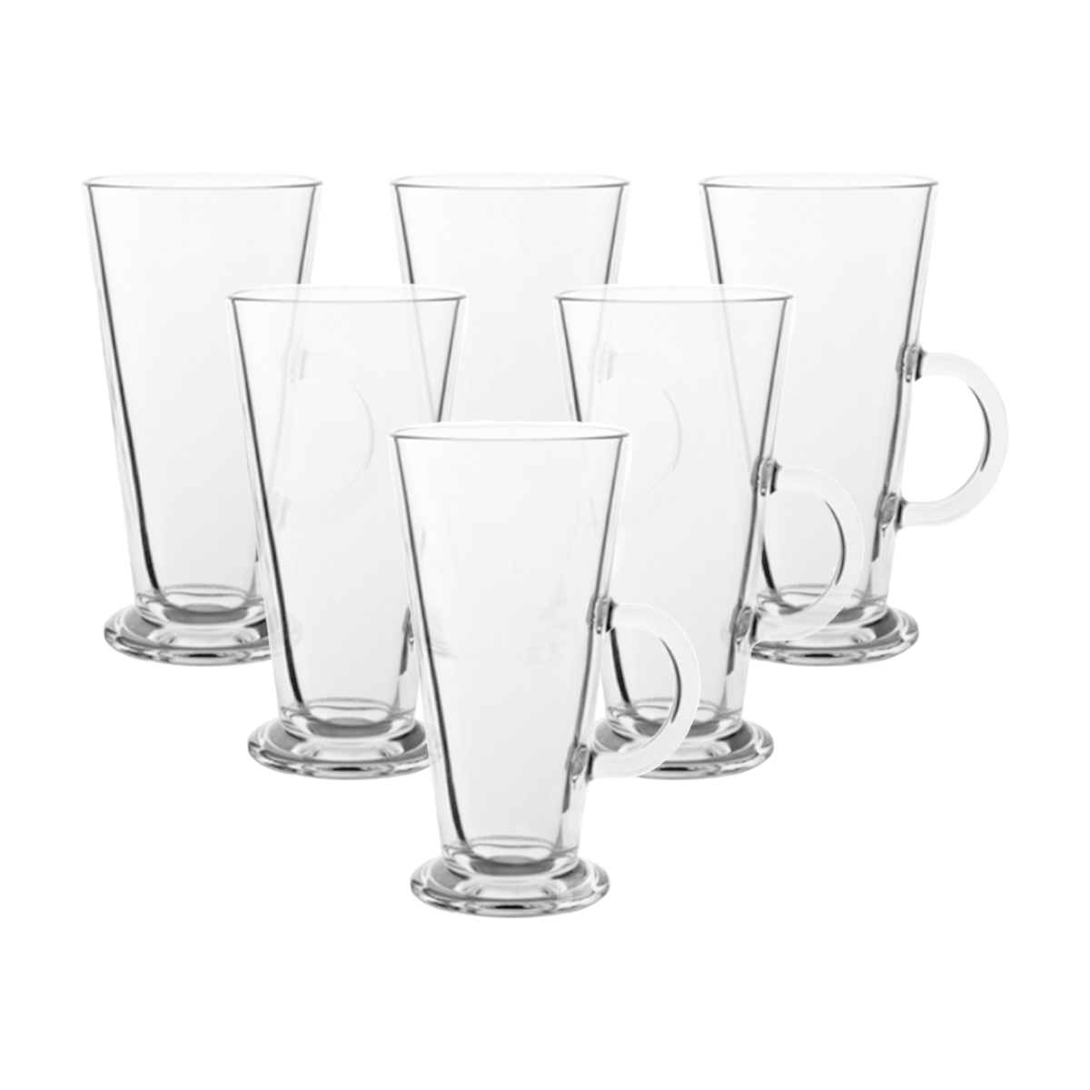 HELSINKI V-SHAPE HOT CHOC GLASS <br> 6 PACK - Image 6