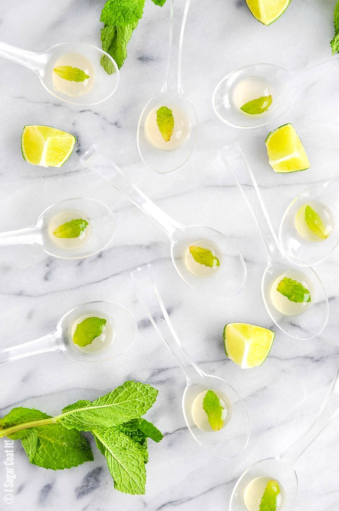 Molecular Mojito spheres.