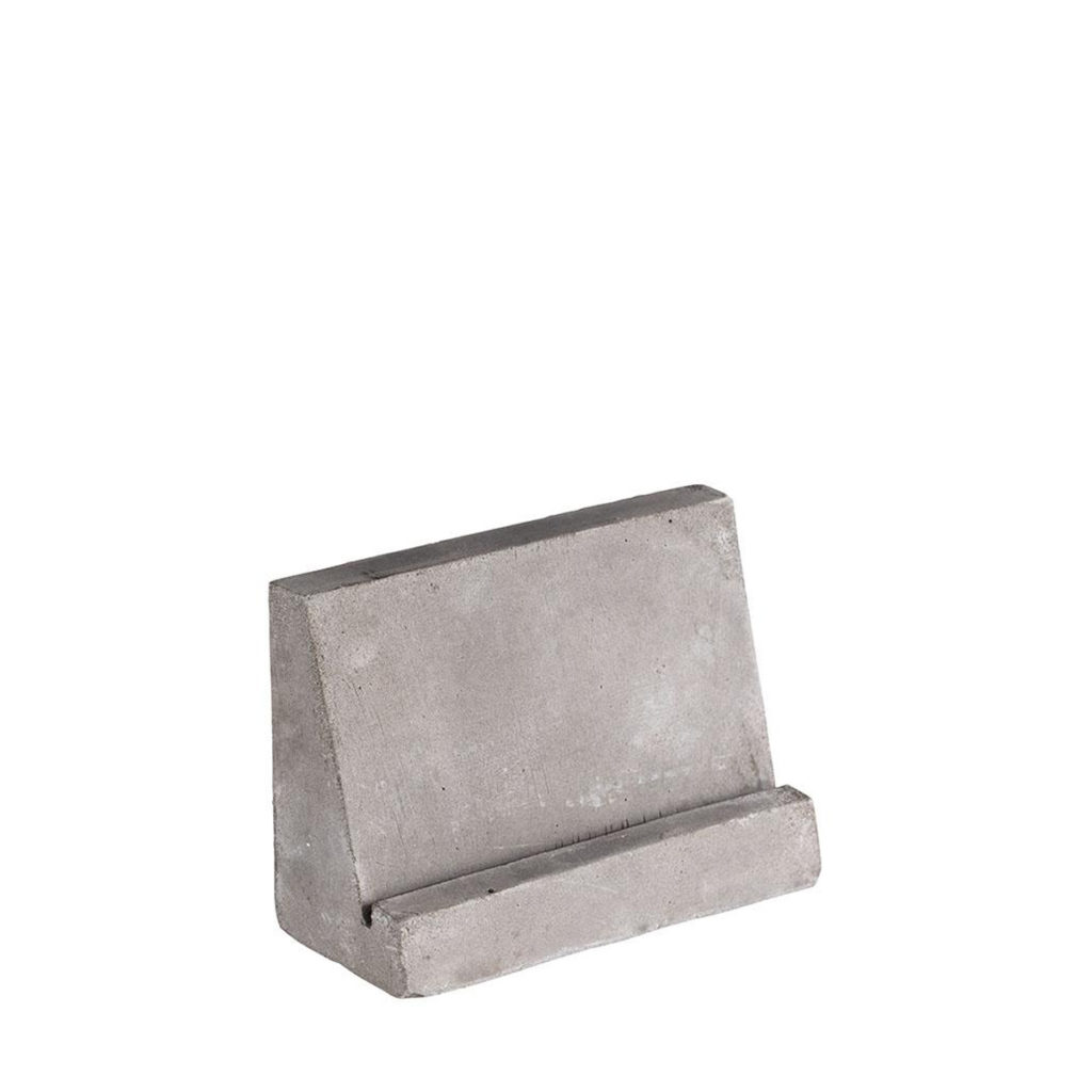Cement menu holder by APS.
