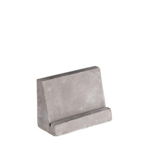 Cement menu holder by APS.