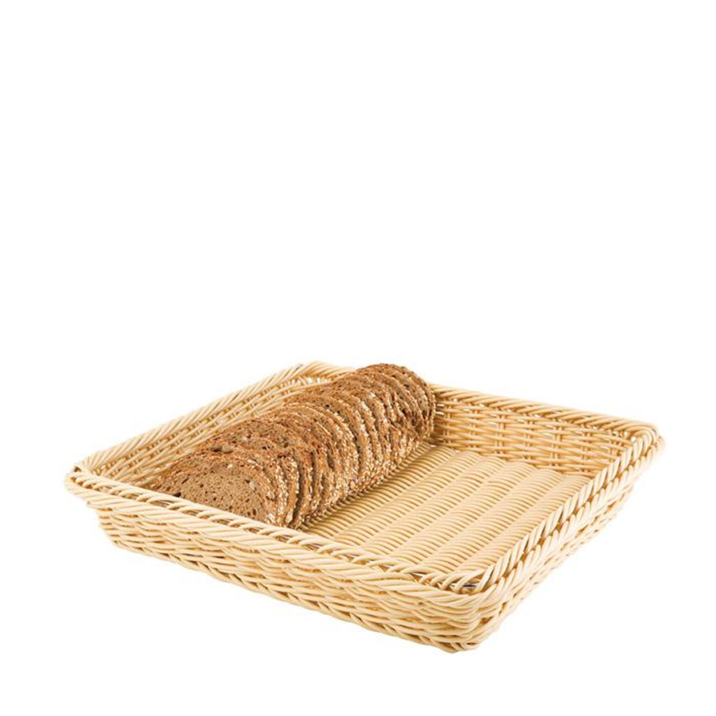 APS's poly rattan woven GN basket with bread.