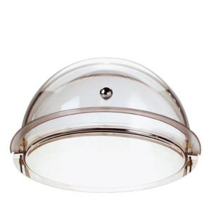 A stainless steel roll-top set by APS.