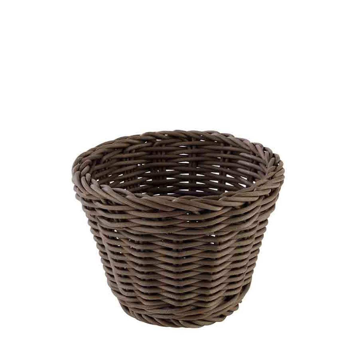 ROUND WOVEN BASKET MEDIUM <br> By APS - Image 4