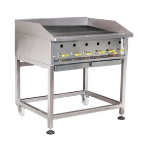 A heavy-duty radiant gas griller 900mm by Forge.