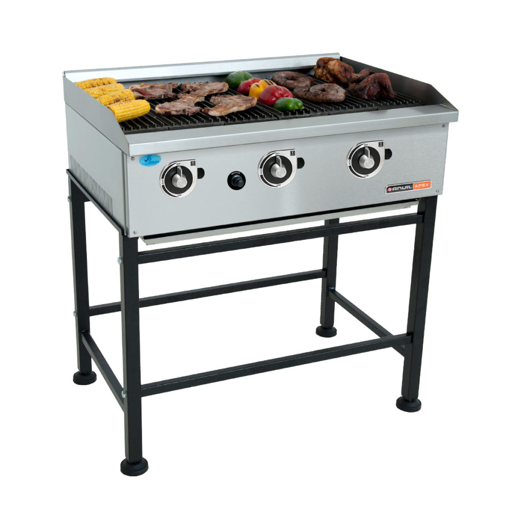 The premier radiant gas grill and stand by Anvil.