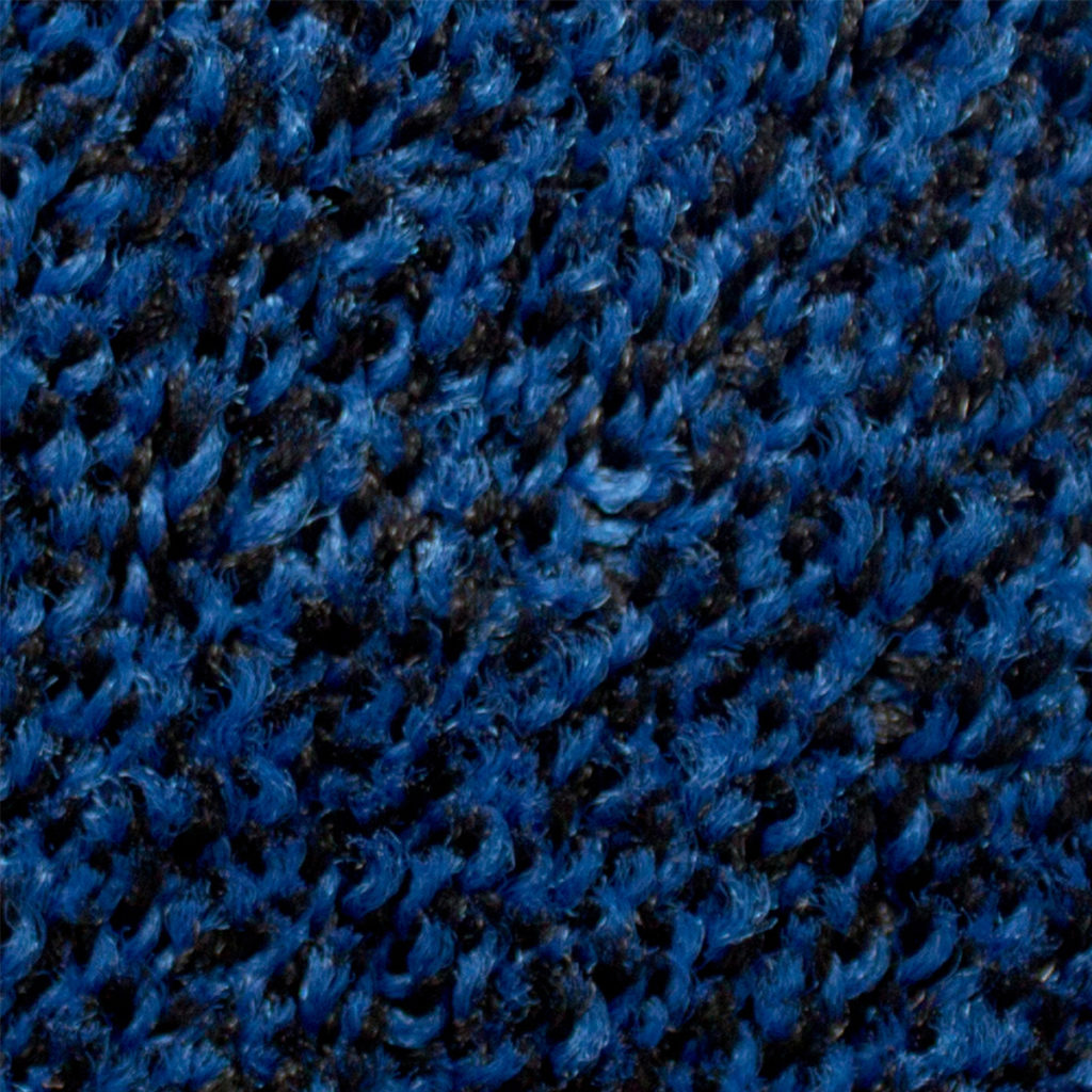 A close up of Coba Africa's CobaWash floormat in blue.
