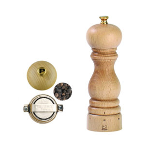 A Paris natural wood grinder.