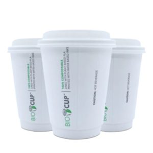 BIO D/WALL PLA COFFEE CUP <br> 350ml