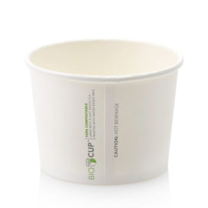 BIO PLA NOODLE/SOUP TUB LINED <br> 500ml