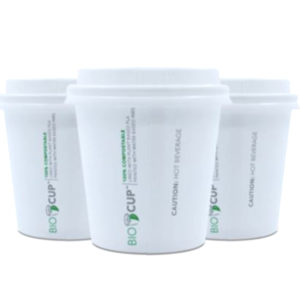 BIO S/WALL PLA COFFEE CUP <br> 100ml