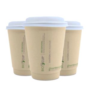 BIO D/WALL BAMBOO COFFEE CUP <br> 350ml
