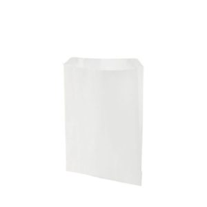 WHITE GREASEPROOF PAPER CHIP BAG <br> Small