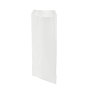 WHITE GREASEPROOF PAPER HOT DOG BAG <br> Large
