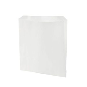 WHITE GREASEPROOF PAPER SANDWICH BAG <br> Medium