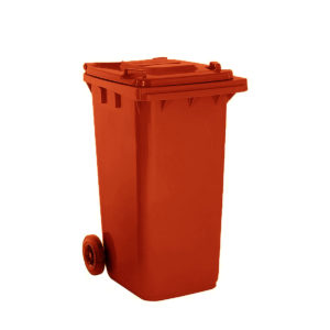 MOBILE REFUSE BIN 130L RED