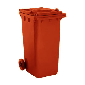 MOBILE REFUSE BIN 240L RED