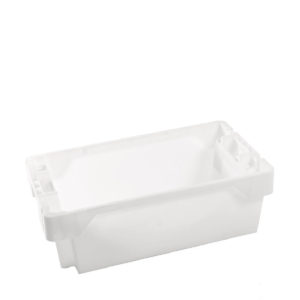 FISH CRATE LARGE PLASTIC WHITE