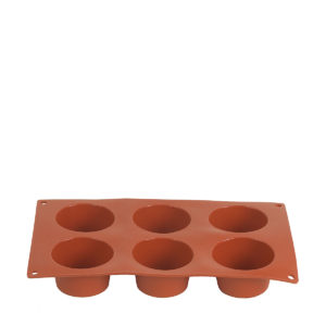 PAVONI SILICONE MOULD 6 CUP MUFFIN