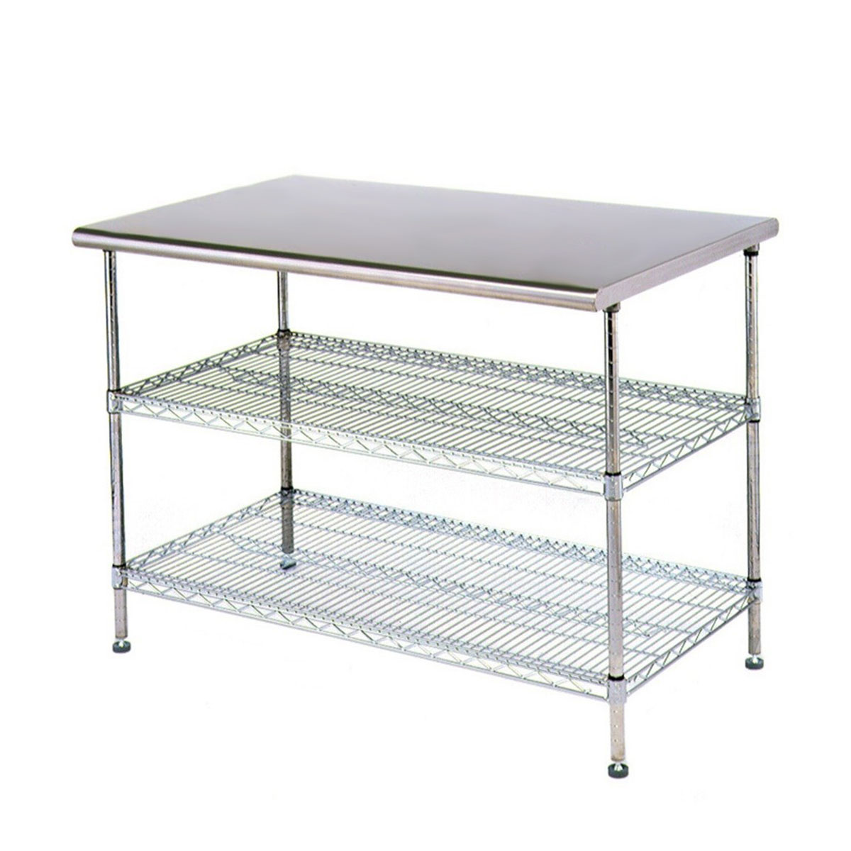 WORK TABLE STAINLESS STEEL WITH PLAIN TOP