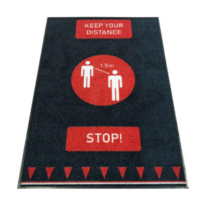 PVC BACKING PEOPLE FLOOR MAT 1500X1000MM <br> By Coba Africa