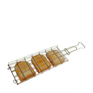 3 SANDWICH TOASTER BRAAI GRID CHROME