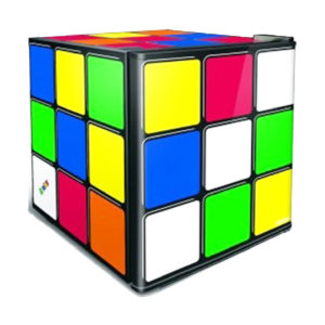 MINI COUNTERTOP BEVERAGE COOLER <br> Rubik's Cube