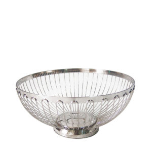 ROUND STAINLESS STEEL BREAD BASKET 220MM