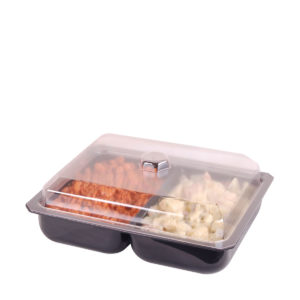 DELI DISPLAY DISH 2 COMPARTMENT WITHOUT LID