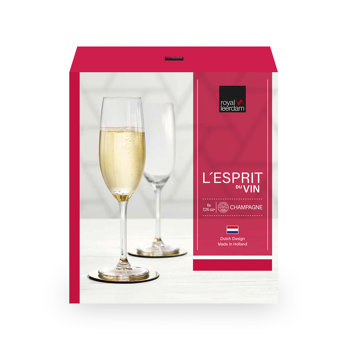 L'ESPRIT CHAMPAGNE GLASS 214ML<br> By Royal Leerdam - Image 4