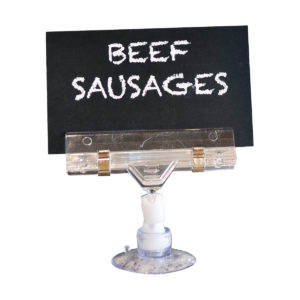 PLASTIC DISPLAY CLIP 12PC <br> SUCTION BASE