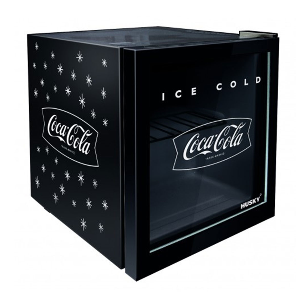 MINI COUNTERTOP BEVERAGE COOLER <br> Coca Cola Black
