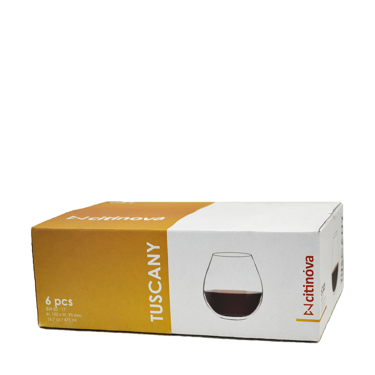 TUSCANY STEMLESS GLASS 475ML <br> 6 PACK - Image 4