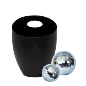 IGLOO ACRYLIC ICE BUCKET BLACK <br> LARGE