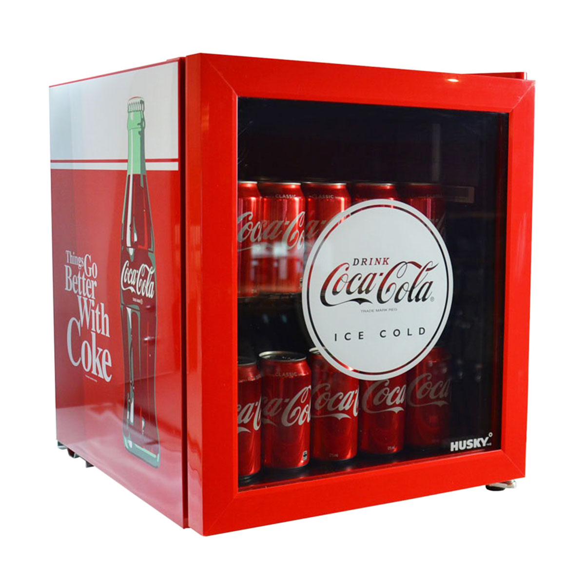 MINI COUNTERTOP BEVERAGE COOLER RED <br> Coca Cola Red - Image 3