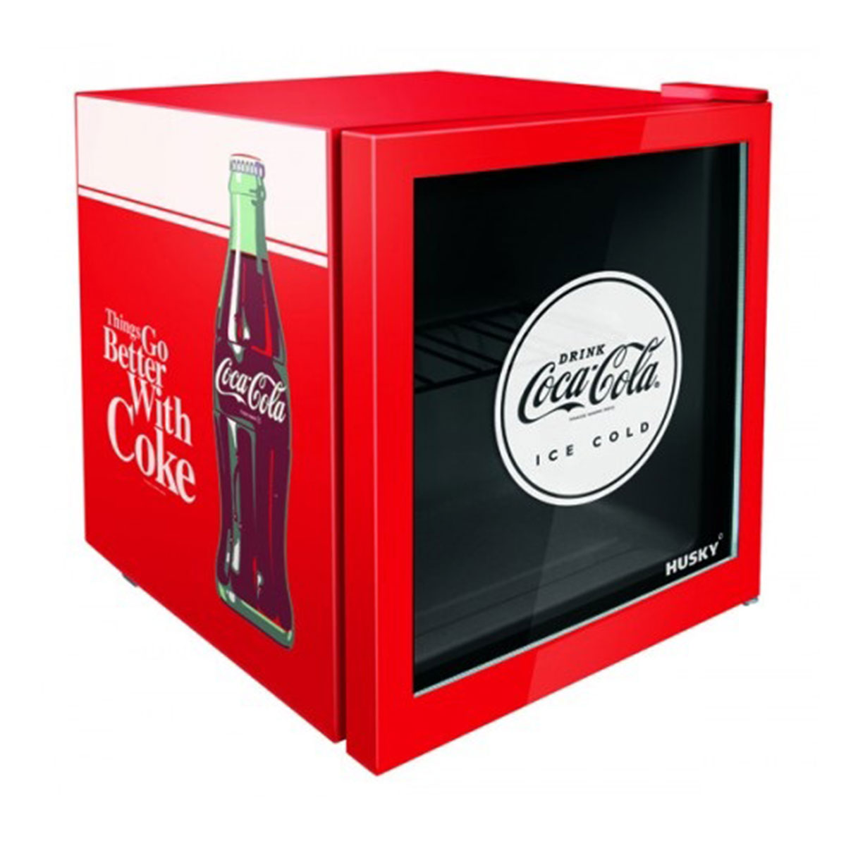 MINI COUNTERTOP BEVERAGE COOLER RED <br> Coca Cola Red