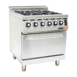 GAS STOVE 4 BURNER WITH ELECTRIC OVEN <br> By Anvil