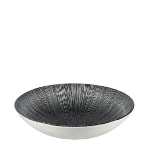 AGANO BLACK COUPE BOWL 248MM  <br> By Churchill
