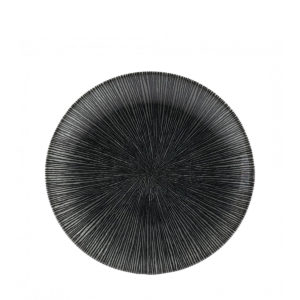 AGANO BLACK COUPE SIDE PLATE 165MM <br> By Churchill