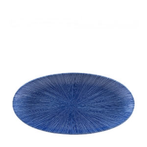 AGANO OVAL PLATE 347X173MM <br> By Churchill