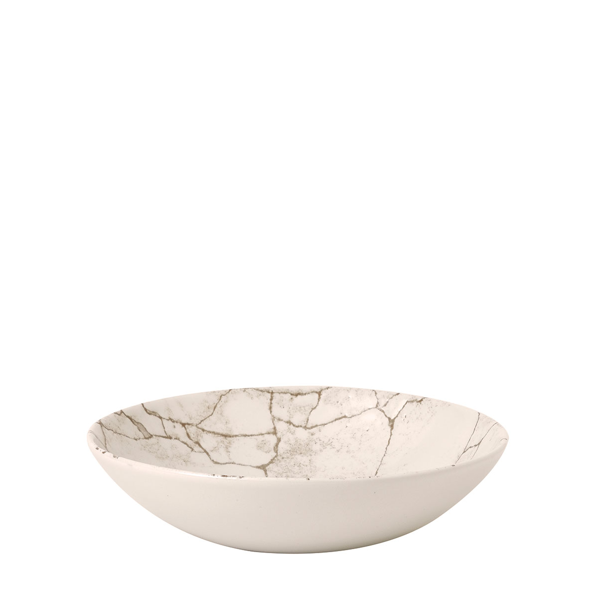 KINTSUGI COUPE BOWL 182MM <br> AGATE GREY <br> By Churchill