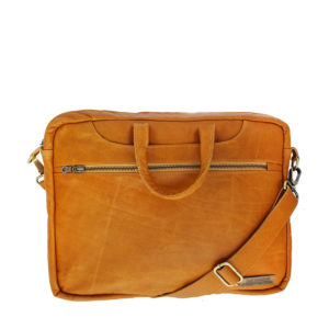 LEATHER LARGE LAPTOP BAG 450MM <br> By TM LEATHER