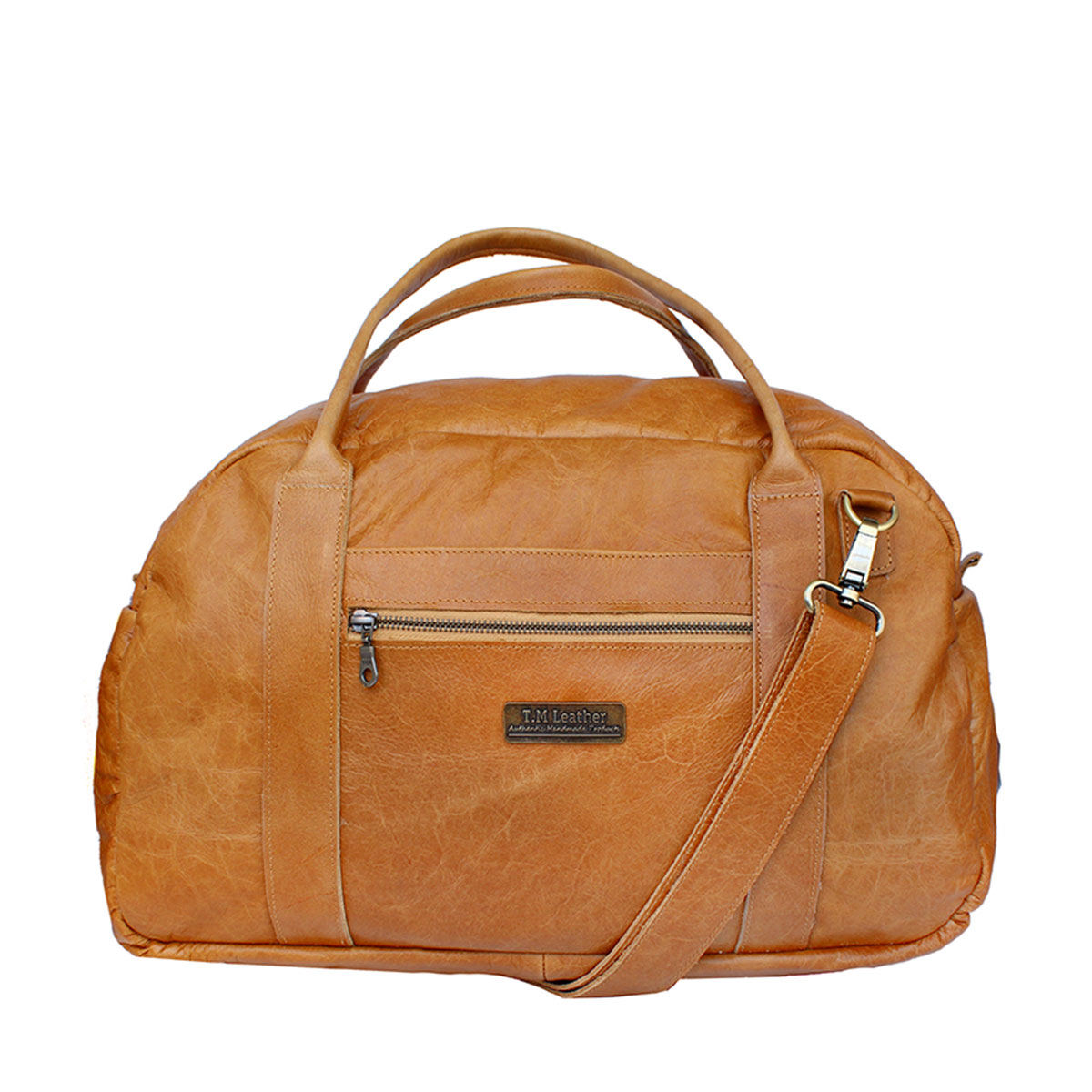 LEATHER WEEKENDER BAG <br> By TM LEATHER