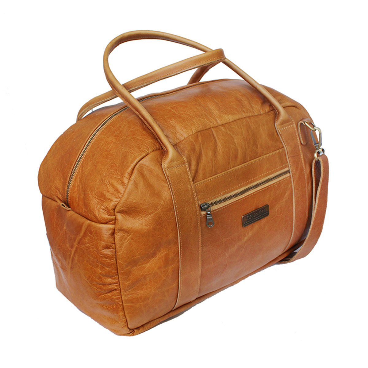 LEATHER WEEKENDER BAG <br> By TM LEATHER - Image 2