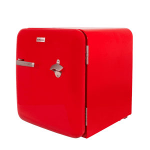 RETRO COUNTER TOP BEVERAGE COOLER 50L <br> RED <br> By SnoMaster